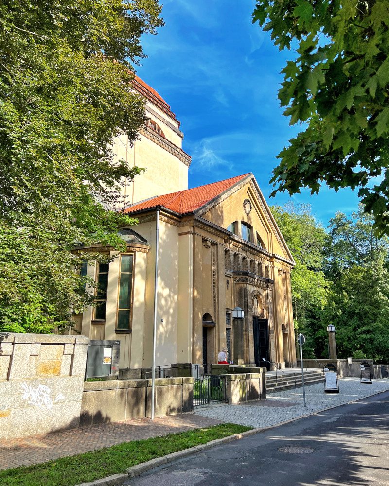 Německo Goerlitz Synagoga stavba