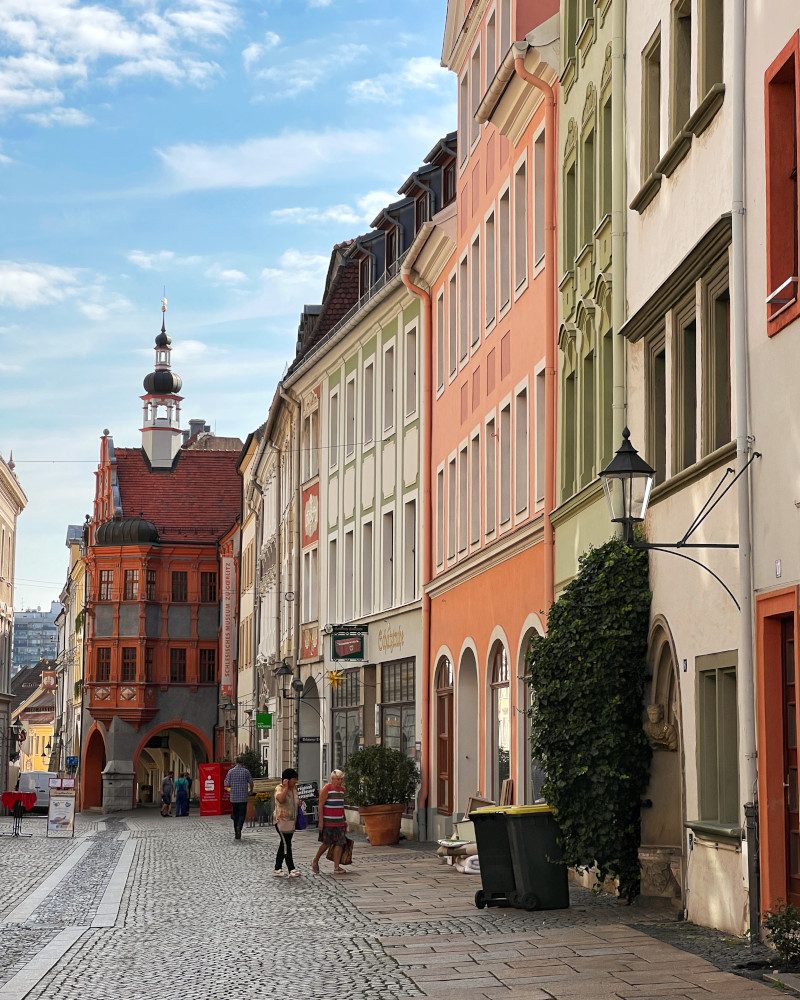 Německo Goerlitz stavby