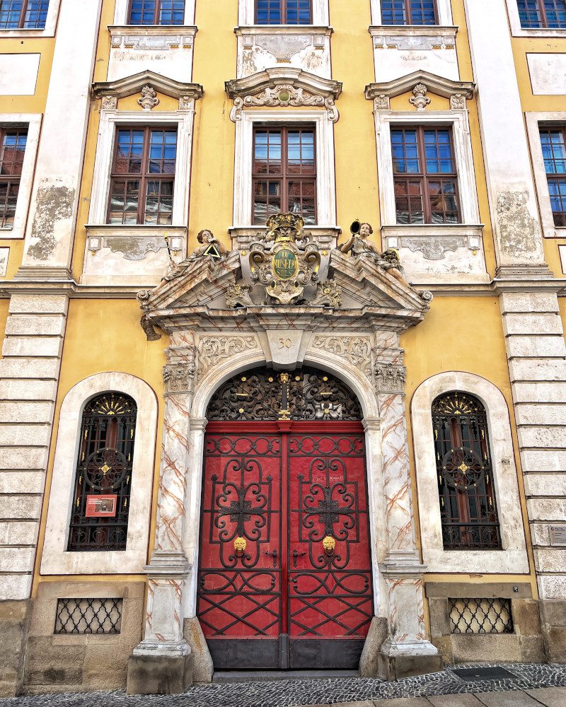 Německo Goerlitz Barockhaus zvenku