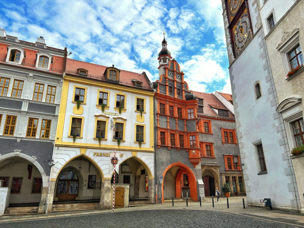 Německo Goerlitz Staré město Slezské Muzeum