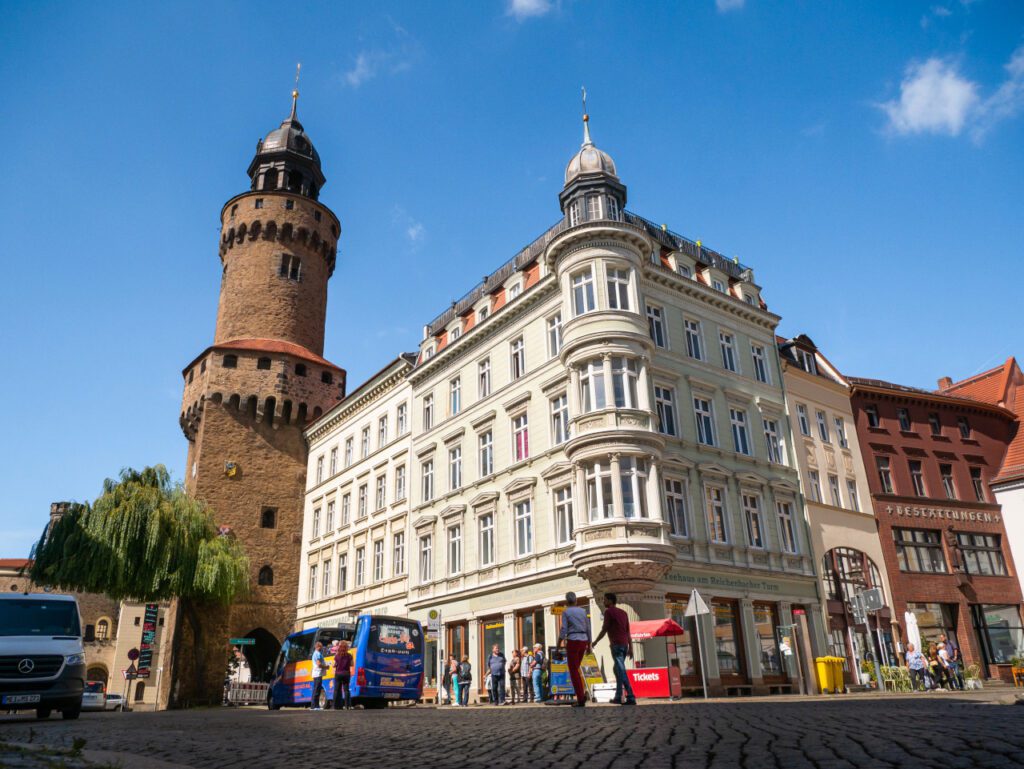 Německo Goerlitz Reichenbach ulice