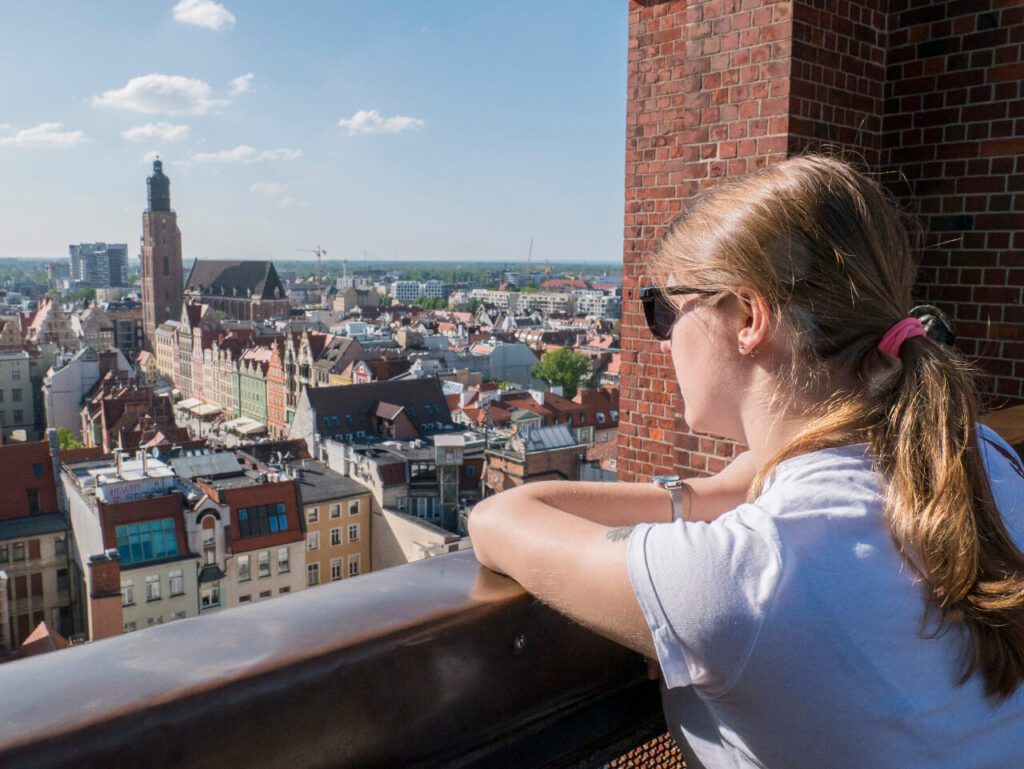 Wrocław Můstek kajícníků holka