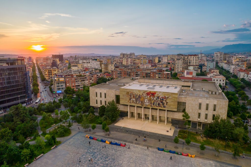 Albánie Tirana Národní historické muzeum