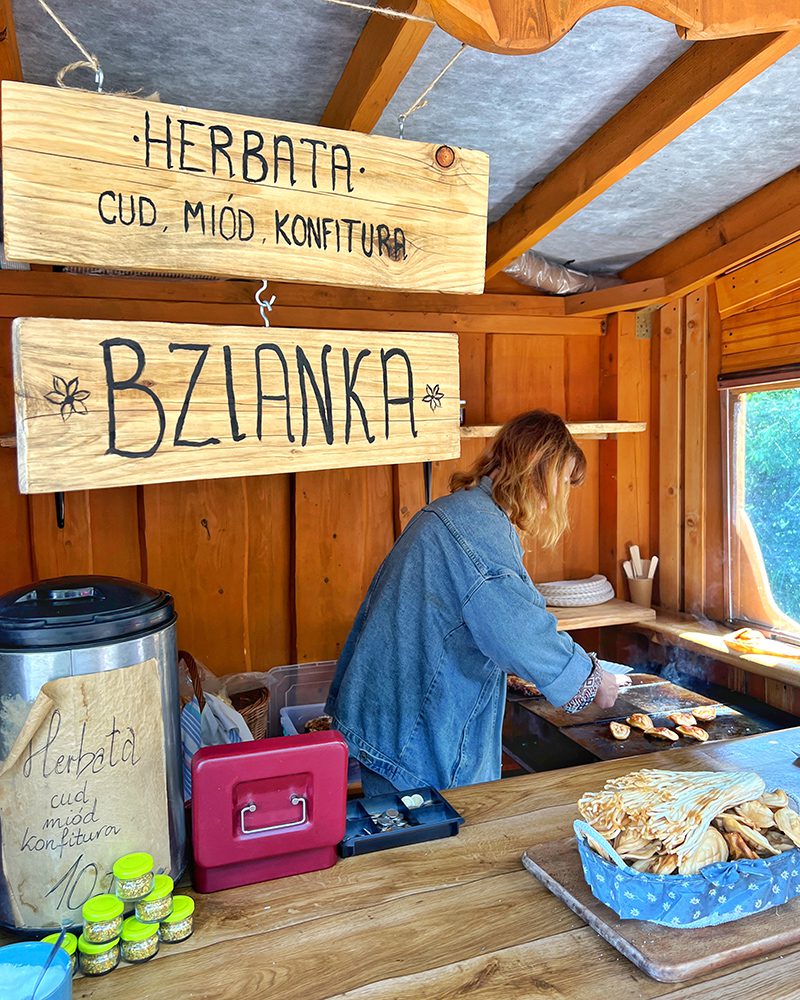 Pohoří Bieszczady Polsko stánek