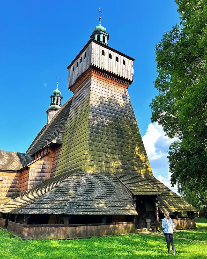 Pohoří Bieszczady Polsko chram