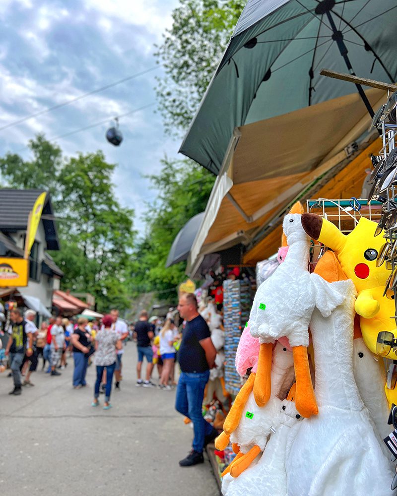 Pohoří Bieszczady Polsko Solina stánek