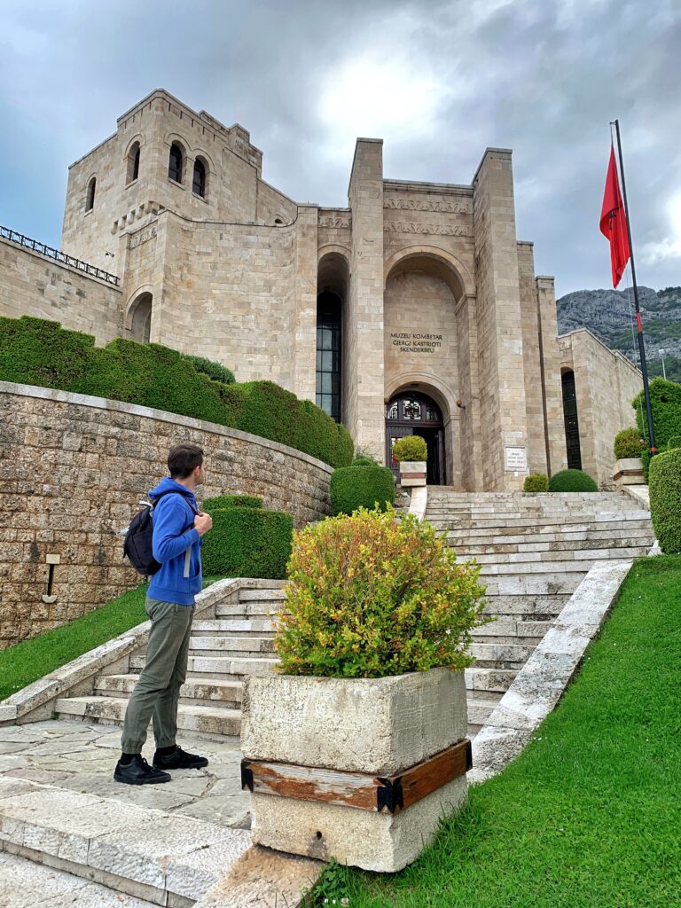 Albánie Kruje hoch muzeum