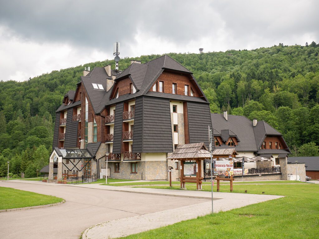 Pohoří Bieszczady Polsko budova muzeum