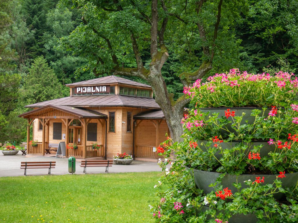 Pohoří Bieszczady Polsko pumpy Rymanów-Zdrój