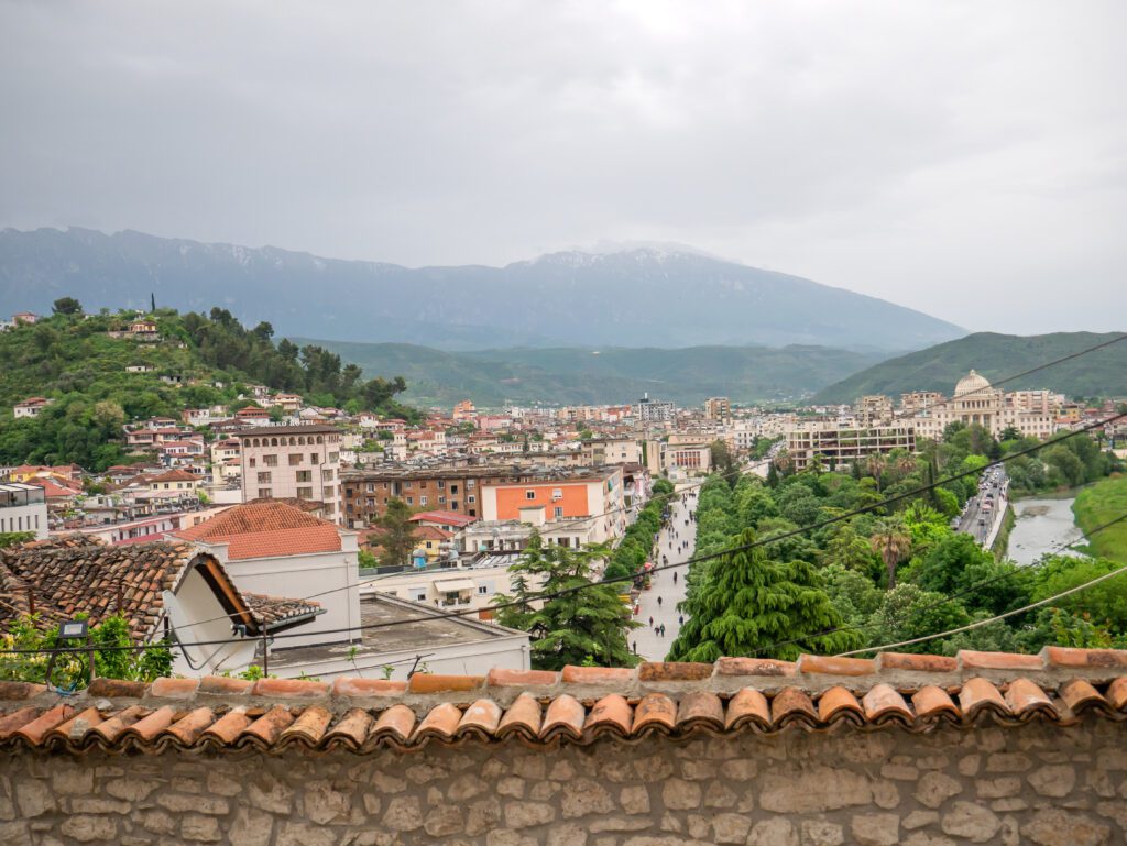 Albanie Berat promenada